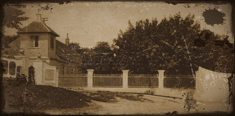 Régi kép az Irsay József-kúriáról