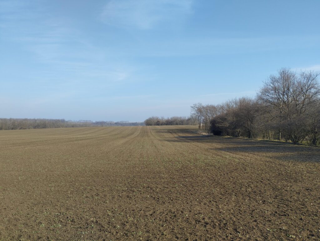 Kilátás fentről a Berkes mellett